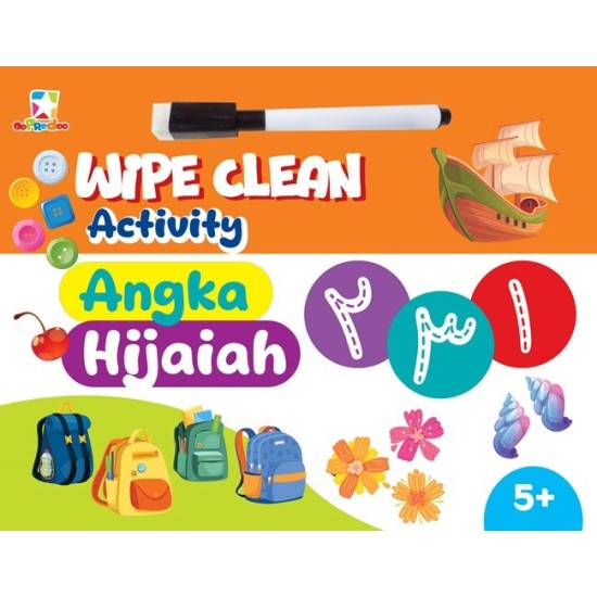 Wipe Clean Activity - Angka Hijaiah