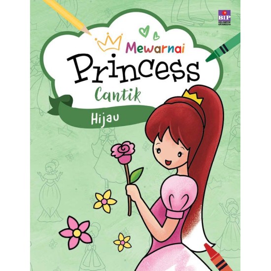 Mewarnai Princess Cantik: Hijau