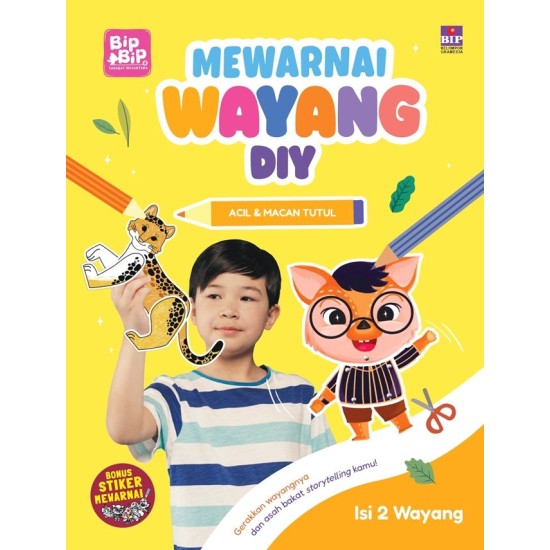 Aktivitas Wayang Bip Bip & Sahabat Nusantara: Acil dan macan tutul Jawa