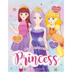 Mini Fashionista Princess Warnai, Rancang, Gunting, dan Tempel