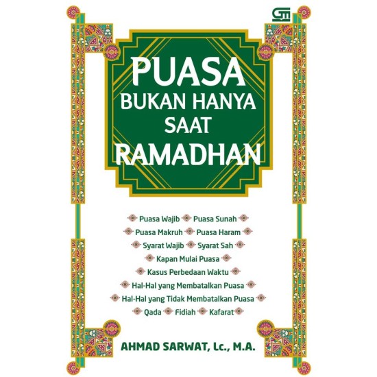 Puasa Bukan Hanya Saat Ramadhan - Cover Baru