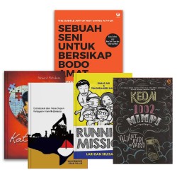 Bundling Sebuah Seni Bersikap Bodo Amat Paket 5 : Sebuah Seni Bersikap Bodo Amat, Globalisasi & Masa Depan, Running Mission, Kedai 1002 Mimpi, dan Kata Hati Bundling Sebuah Seni Bersikap Bodo Amat Paket 5 : Sebuah Seni Bersikap Bodo Amat, Globalisasi & Masa Depan, Running Mission, Kedai 1002 Mimpi, dan Kata Hati