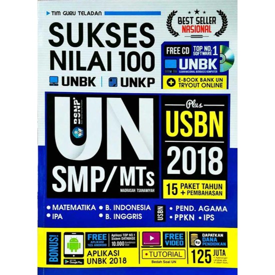 Sukses Nilai 100 Un Smp/Mts 2018