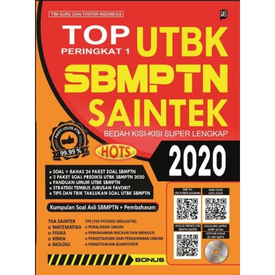 Top Peringkat 1 UTBK SBMPTN SAINTEK 2020