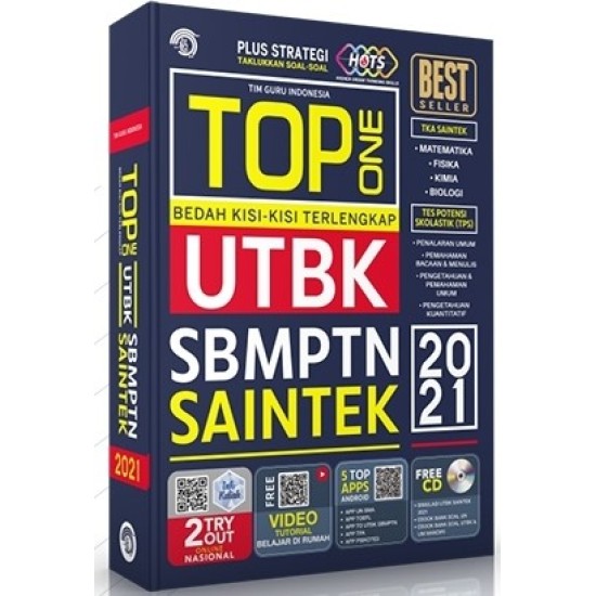 TOP ONE Bedah Kisi-kisi Terlengkap UTBK Saintek 2021 + CD