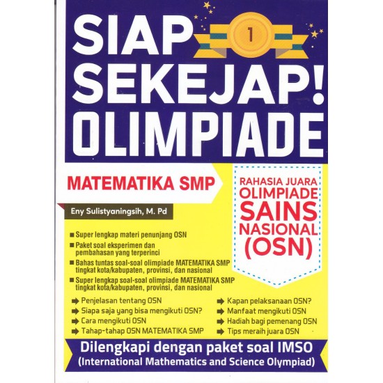 Siap Sekejap! Olimpiade Matematika SMP Rahasia Juara Olimpiade Sains Nasional (OSN)