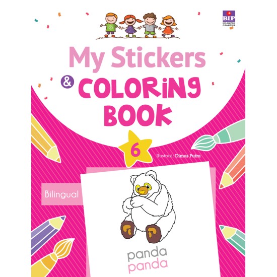 My Stickers & Coloring Book 6