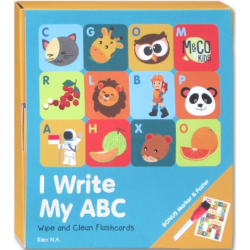 SAYA MENULIS ABC SAYA (KARTU FLASH YANG DAPAT DIHAPUS & DIBERSIHKAN)