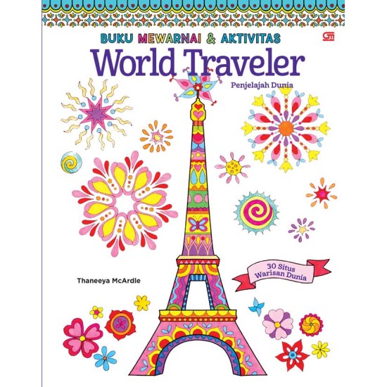 Buku Mewarnai & Aktivitas: Penjelajah Dunia (World Traveler)