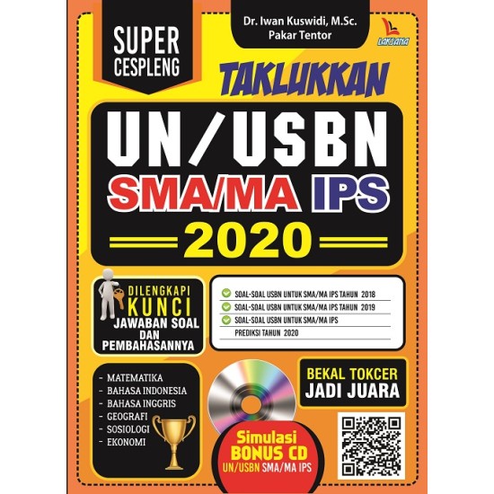 Super Cespleng Taklukkan UN/USBN SMA/MA IPS 2020 (Bonus CD)