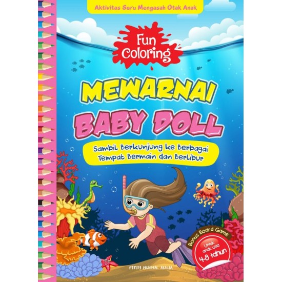 Fun Coloring Mewarnai Baby Doll
