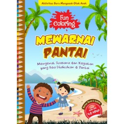 Fun Coloring Mewarnai Pantai Fun Coloring Mewarnai Pantai