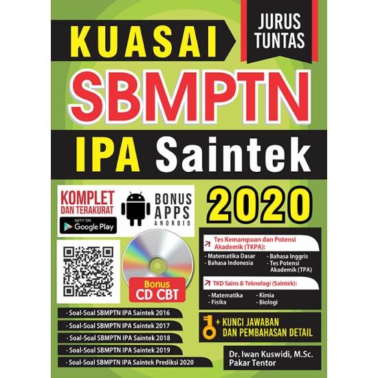 Jurus Tuntas Kuasai Sbmptn Ipa Saintek 2020 (bonus Cd Cbt)