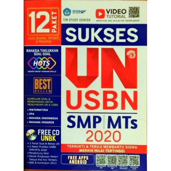 Sukses UN USBN SMP/MTS 2020 (PLUS CD)