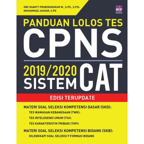 Panduan Lolos Tes Cpns 2019/2020 Sistem Cat