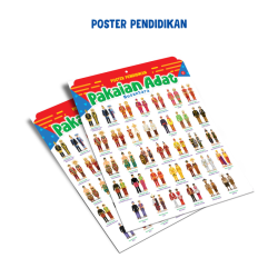 Poster Pendidikan Pakaian Adat Nusantara Poster Pendidikan Pakaian Adat Nusantara