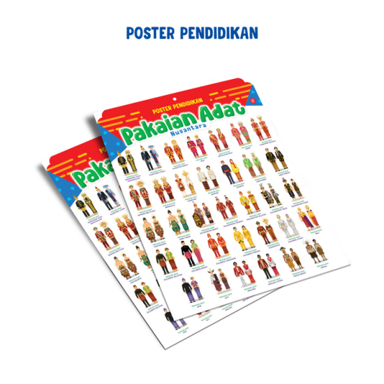 Poster Pendidikan Pakaian Adat Nusantara