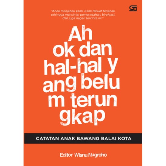 Ahok dan Hal-hal yang Belum Terungkap