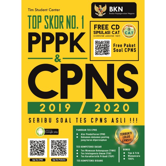 Top Skor No.1 Tes CPNS 2019/2020