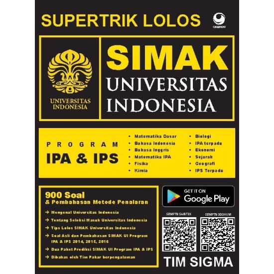 Supertrik Lolos SIMAK UI Program IPA & IPS