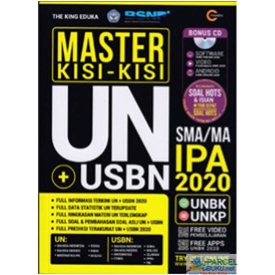 MASTER KISI - KISI UN+USBN SMA/MA IPA 2020 (PLUS CD)