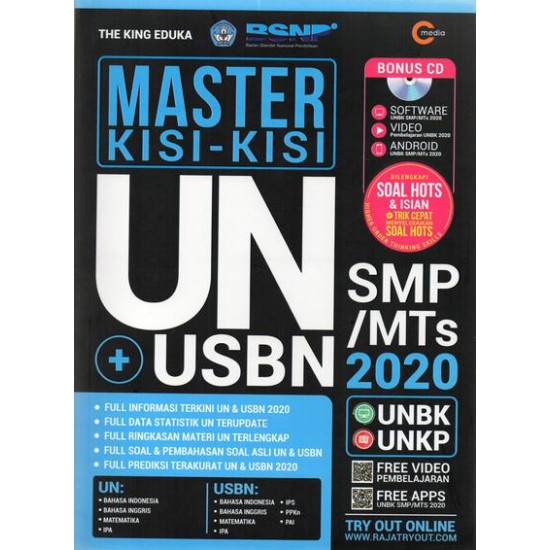 MASTER KISI - KISI UN+USBN SMP/MTS 2020 (PLUS CD)