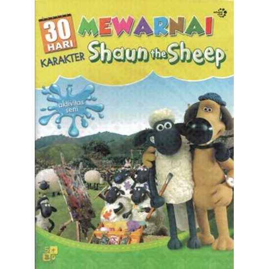 30 Hari Mewarnai Karakter Shaun the Sheep