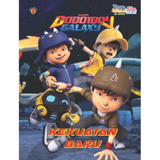 Boboiboy Galaxy Pop Up Coloring : Kekuatan Baru