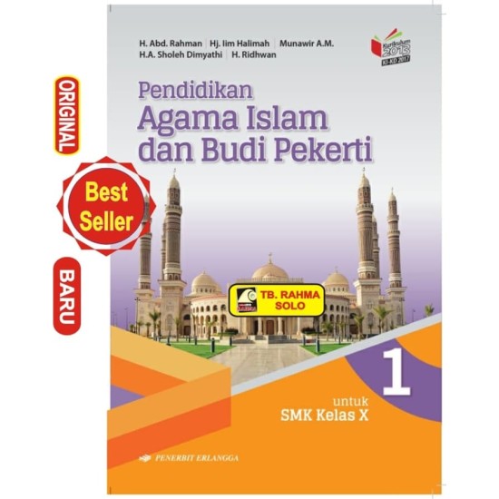 Buku Agama Islam Kelas 10 Penerbit Erlangga Kurikulum 2013