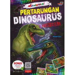 Mewarnai Pertarungan Dinosaurus Terhebat Mewarnai Pertarungan Dinosaurus Terhebat