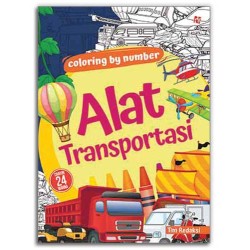 Coloring  By Number Alat Transportasi Coloring  By Number Alat Transportasi