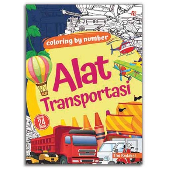 Coloring By Number Alat Transportasi