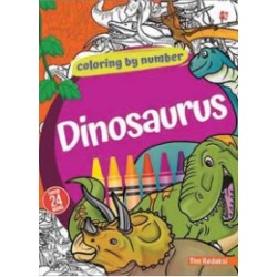 Coloring By Number Dinosaurus Coloring By Number Dinosaurus