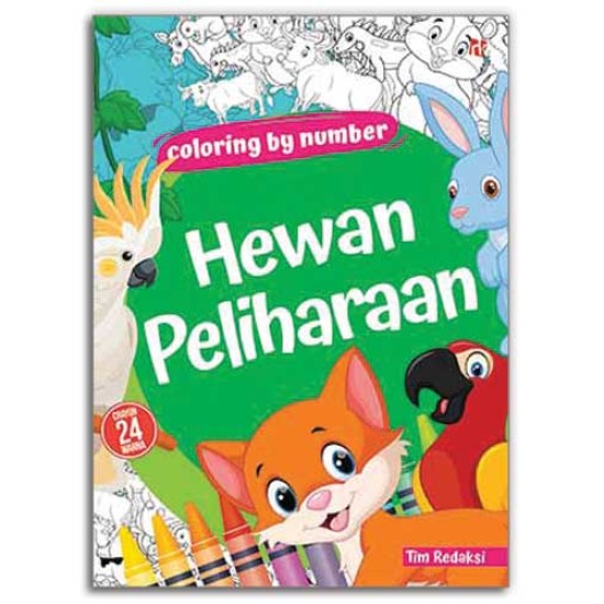 Coloring By Number Hewan Peliharaan