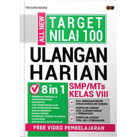 All New Target Nilai 100 Ulangan Harian SMP/MTS KELAS VIII