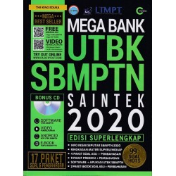 Mega Bank UTBK SBMPTN Saintek 2020 (Plus CD) Mega Bank UTBK SBMPTN Saintek 2020 (Plus CD)