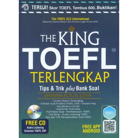 The King TOEFL Terlengkap + CD