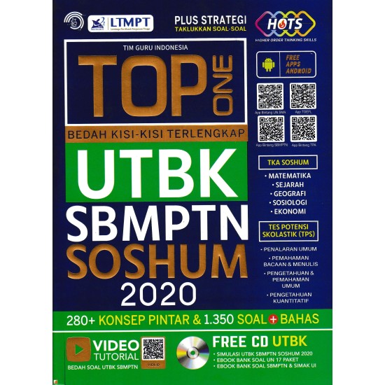 Top One Bedah Kisi-kisi Terlengkap UTBK SBMPTN Soshum 2020+CD