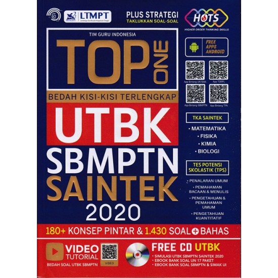 Top One Bedah Kisi-kisi Terlengkap UTBK SBMPTN Saintek 2020+CD