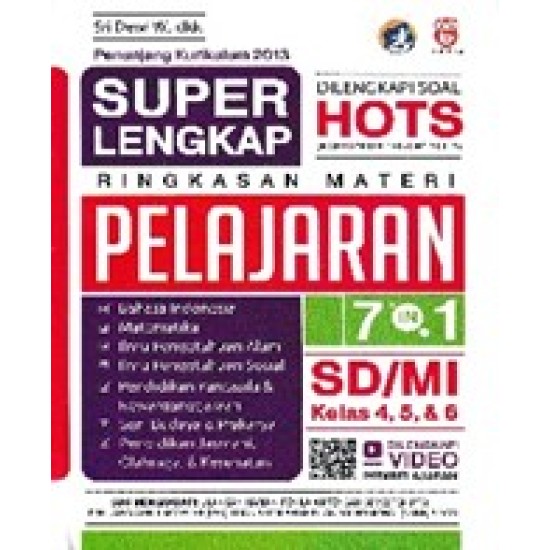 Super Lengkap Pelajaran 7 In 1 SD/MI Kelas 4, 5, & 6