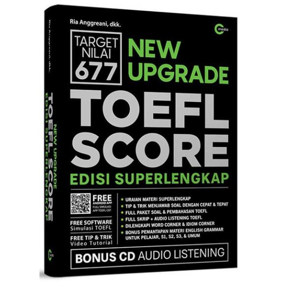 New Upgrade TOEFL SCORE Edisi Superlengkap + Bonus CD Audio Listening