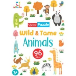 Opredo Sticker Puzzle - Wild & Tame Animals Opredo Sticker Puzzle - Wild & Tame Animals