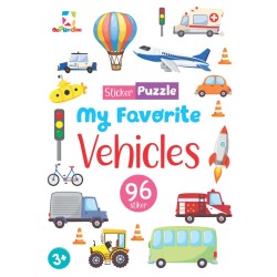 Opredo Sticker Puzzle - My Favorite Vehicles Opredo Sticker Puzzle - My Favorite Vehicles