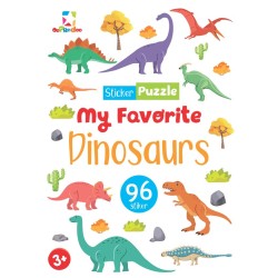 Opredo Sticker Puzzle - My Favorite Dinosaurs Opredo Sticker Puzzle - My Favorite Dinosaurs