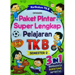Paket Pintar Super Lengkap Pelajaran TK B Semester 2 Paket Pintar Super Lengkap Pelajaran TK B Semester 2