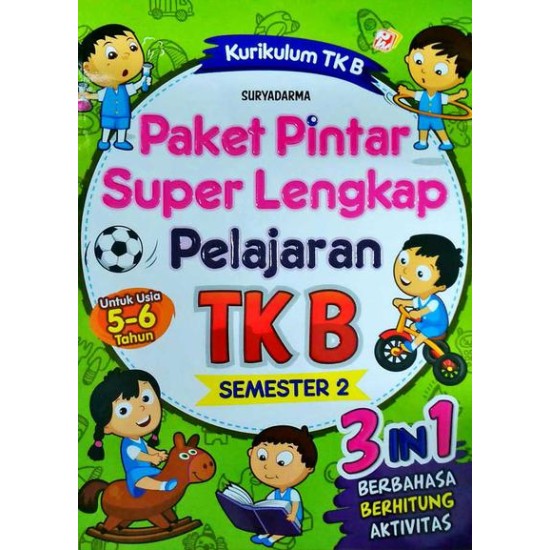 Paket Pintar Super Lengkap Pelajaran TK B Semester 2