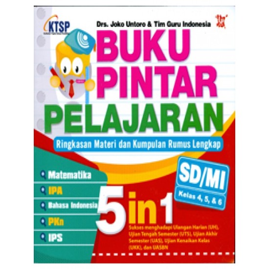 Buku Pintar Pelajaran SD/MI 5 IN 1