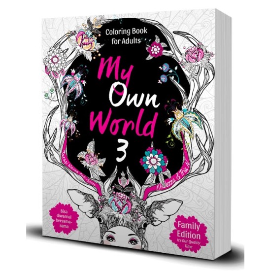 Coloring Book For Adults My Own World 3