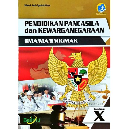 Sma/Ma/Smk/Mak Kl X Ppkn Kurikulum 2013 Edisi Revisi 2016