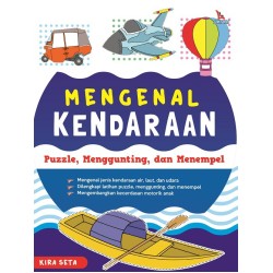 Mengenal Kendaraan Puzlle, Menggunting, dan Menempel Mengenal Kendaraan Puzlle, Menggunting, dan Menempel
